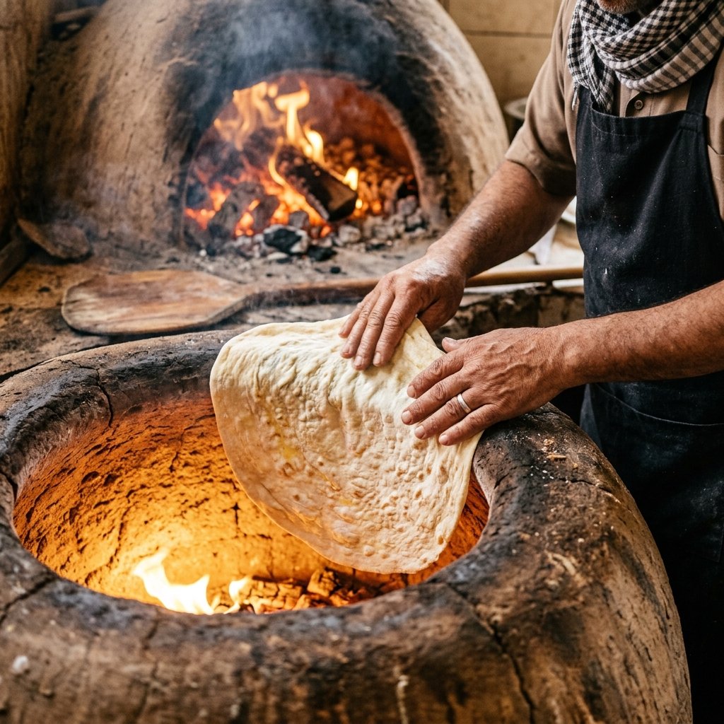 Traditional Yemeni Baking Process