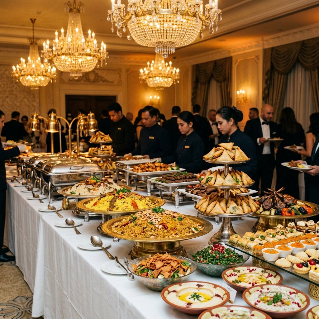 Sufra Premium Buffet Decor Catering Setup